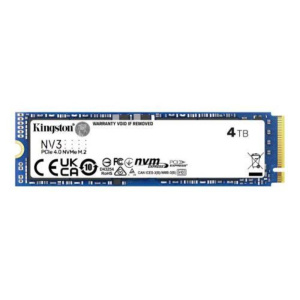 Kingston nv3 ssd 4 tb interno m.2 2280 pcie 4.0 x4 (nvme) – lettura: 6000 mb/s- scrittura: 5000 mb/s