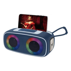 Majestic fire 13 speaker bluetooth portatile 5 effetti luci led ingressi usb-microsd-aux-in batteria ricaricabile funzione tws fessura per appoggio smartphone