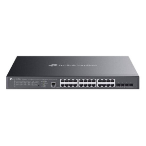 Tp-link omada sg3428xmpp switch gestito l2+ – 16 x 10/100/1000 (poe+) + 8 x 10/100/1000 (poe++) + 4 x 10gb ethernet sfp+ -poe++ 500w montabile su rack