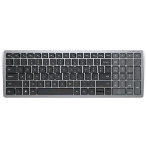 Dell kb740 tastiera compatta senza fili multi-device bluetooth qwerty us colore grigio nero