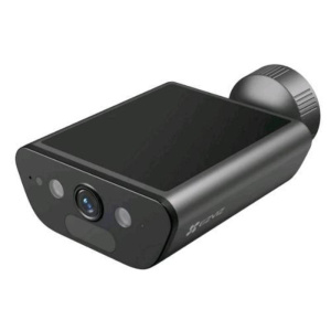 Ezviz eb5 telecamera da esterno ip a batteria con pannello solare integrato 4k hd 8mpx ip65 visione notturna audio bidirezionale nero