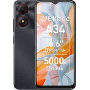 Zte blade a34 64gb 6.6 4g dual-sim android t grey