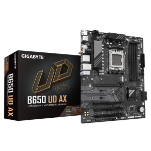 Gigabyte b650 ud ax scheda madre – supporta cpu amd ryzen serie 9000, vrm a 6+2+2 fasi, fino a 7600mhz ddr5 (oc), 1x pcie 5.0 + 2x pcie 4.0 m.2, lan gbe, wi-fi 6, usb 3.2 gen 2