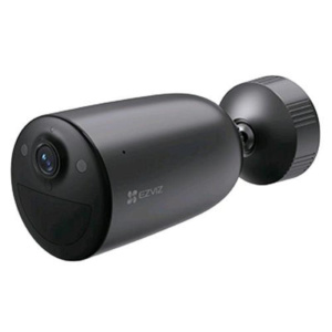 Ezviz eb3 4g telecamera da esterno 4g lte a batteria 5.200mah 2k 3mpx ip65 nero