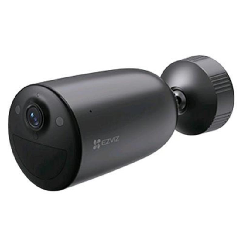 Ezviz eb3 4g telecamera da esterno 4g lte a batteria 5.200mah 2k 3mpx ip65 nero