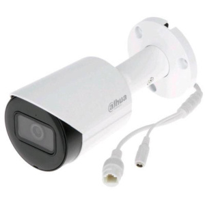 Dahua telecamera ip bullet 4mpx 3,6mm starligh ir30m ip67 h265+ dc12v/poe mic bianco
