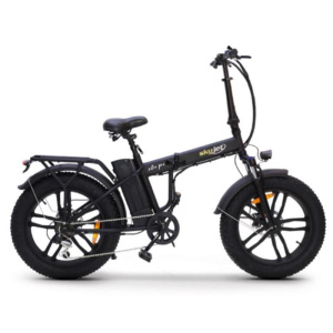 Bici elettrica con pedalata assistita fat bike skyjet 20 nitro pro – 250w – nero