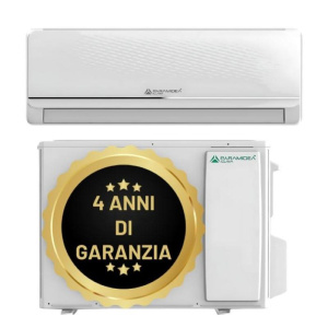 Climatizzatore wifi ac109ui + ac109ue – unita` interna + esterna – 9000 btu – inverter – pompa di calore – garanzia 4 anni