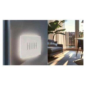 Interruttore intelligente smart per tende e tapparelle i3s plus bianco minerale – in gres porcellanato (lsw2i3st)