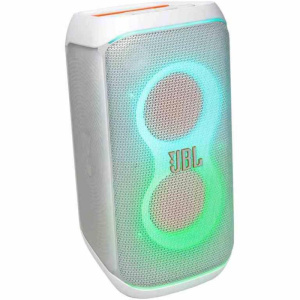 Cassa audio amplificato partybox club 120 white bianco – 160 watt rms effetti luce karaoke