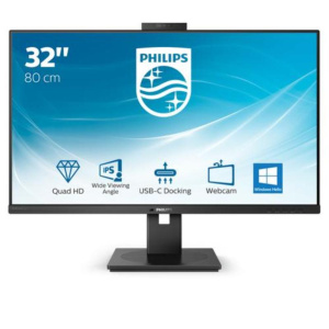 Philips p line 326p1h/00 31.5led ips quad hd formato 16:9 contrasto 1.000:1 2xhdmi 2xdisplay port4xusb colore nero garanzia italia