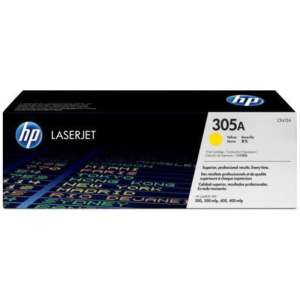 Hp 305a toner giallo per laserjet pro 300 color m351a- pro 400 color m451nw/m451dn/m451dw/color laserjet m475dn-m475dw/color laserjet pro m375nw garanzia italia (ce412a)