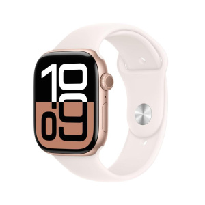 Apple watch 10 46mm gps allumin.rosa oro sport rosa fard m/l