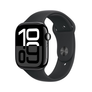 Apple watch 10 46mm gps jet allumin.nero nero sport band m/l