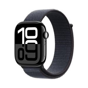 Apple watch 10 46mm gps jet nero cassa alluminio con cinturino loop inchio
