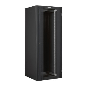 Armadio rack da pavimento legrand 42u 2026x800x800 porta in vetro 2 montanti anteriori ral 7016