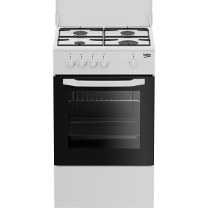 Beko cucina a gas 4 bruciatori forno gas 54lt 50×50 bianco csg42009dw