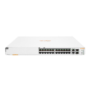 Hpe networking instant on switch series 1960 jl807a 24 x 10/100/1000 (poe 370w) + 2 x 10gb baset + 2 x 10gb sfp+