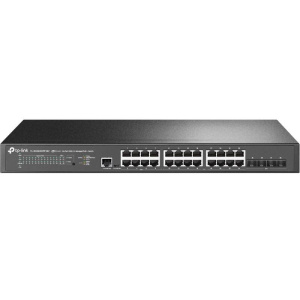 Tp-link tl-sg3428xpp-m2 switch di rete gestito l2 2.5g ethernet (100-1000-2500) supporto power over ethernet 1u nero