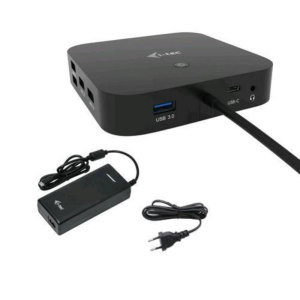 I-tec docking stations usb-c hdmi dp dock pd100w 2x lcd dock + charger-c112w