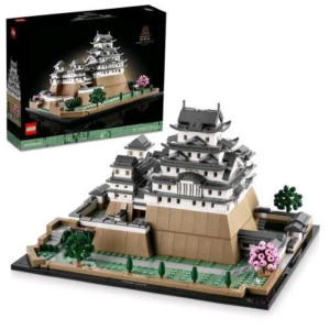 Lego architecture castello di himeji con alberi modello da collezione