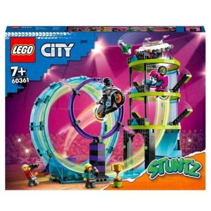 Lego city stuntz stunt riders sfida impossibile set 3 in 1 con minifigure