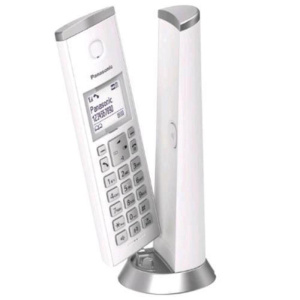 Panasonic kx-tgk220jtw design cordless dect con segreteria colore bianco