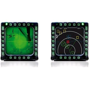 Thrustmaster mfd cougar pack il pacchetto comprendente 2 usb cockpit panels multifunzione, replica degli schermi mfd* degli f-16 della u.s. air force