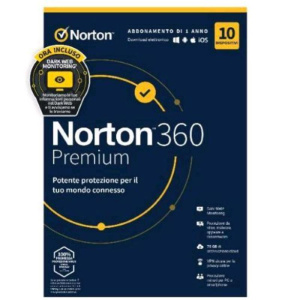 Norton 360 premium 2022 75gb it 1 user 10 device 12mo generic rsp mm gum