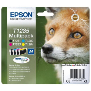 Epson multipack t128 nero magenta ciano giallo tg.m volpe