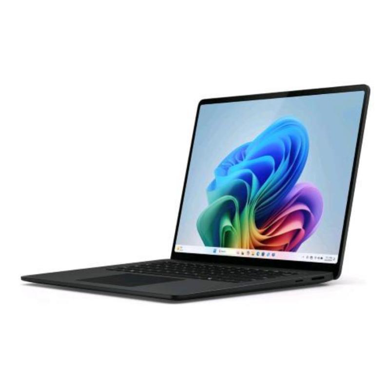 Microsoft surface laptop 7 copilot+ pc 15 touch screen snapdragon x elite x1e-80-100 ram 16gb-ssd 512gb nvme qualcom adreno gpu-wi-fi 7-win 11 prof nero (zhq-00035)