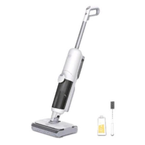 Hoover hw500 011 lava e aspira pavimenti senza fili 2 in 1 doppio rullo docking station autopulente 3 modalita` bianco grigio
