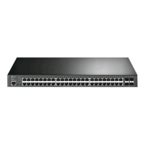 Tp-lin tl-sg3452p switch gestito l2/l2+ gigabit 52 porte 48 x 10/100/1000 (poe+) + 4 x gigabit sfp poe+ 384 w
