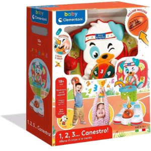 Clementoni conta canestro giocattolo educativo