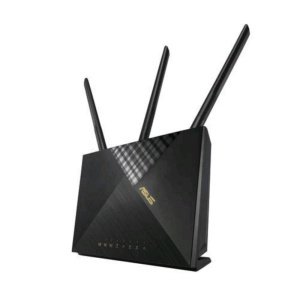 Asus 4g-ax56 router 4g lte gigabit wireless dual-band wi-fi6 2×2 ax1800 lte cat.6 300mbps captive portal slot nano sim