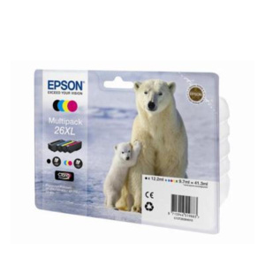 Epson multipack 26 xl cartucce ciano+giallo+magenta+nero