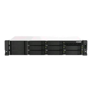 Qnap ts-864eu-rp-8g server nas 8 allogiamenti ram 8gb 2.5 gigabit ethernet montabile in rack