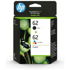 Hp 62 pack 2 cartucce nero+multicolor per stampanti hp envy-officejet 165/200 pag