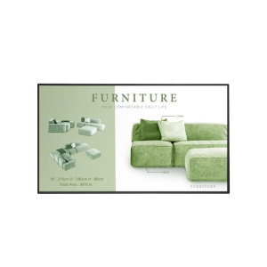 Lg 49um5n-h pannello piatto per segnaletica digitale 49“ lcd wi-fi 500 cd-mÂ² 4k ultra hd nero web os 24-7