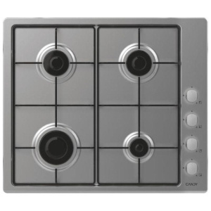 Candy chw6lx piano cottura a gas 4 fuochi piano in acciaio inossidabile inox