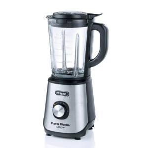 Ariete 579 power blender frullatore elettrico 1200w 2 velocita` funzione pulse caraffa in vetro da 1.5 lt tritaghiaccio silver – 1200w