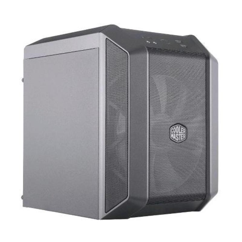 Cooler master mastercase h10 mini tower mini itx 2xusb3.2 1xventola 200mm rgb maniglia incorporata black grey