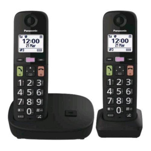 Panasonic telefono cordless nero