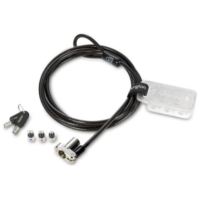 Kensington universal 3-in-1 keyed laptop cavo di sicurezza con lucchetto universale 1.8 mt
