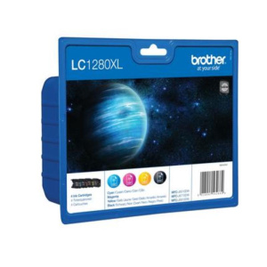 Brother multipack lc-1280xlvalbp kit 4 cartucce colore
