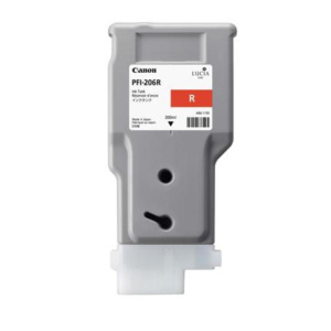 Canon pfi-206r serbatoio rosso per ipf 6400 / ipf 6450 300ml