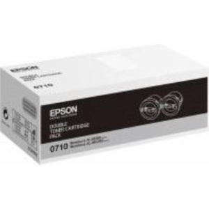 Epson c13s050710 toner nero per workforce al-m200dn workforce al-m200dw confezione doppia 2 x 2500 pagine