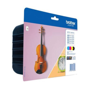 Brother multipack lc-127xlvalbp – cartuccia ink nero + giallo + magenta + ciano
