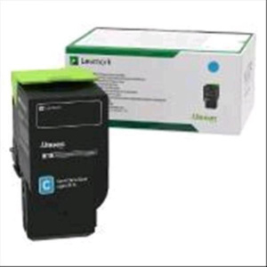 Lexmark 78c20c0 toner ciano 1.400 pagine per cs421dn / cs521dn / cs622de / cx421adn / cx522ade / cx622ade /cx625ade / cx625adhe
