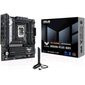 Asus tuf gaming b860m-plus scheda madre micro atx lga 1851 ddr5 wi-fi 7 intel core
